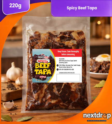 "Spicy" Beef Tapa